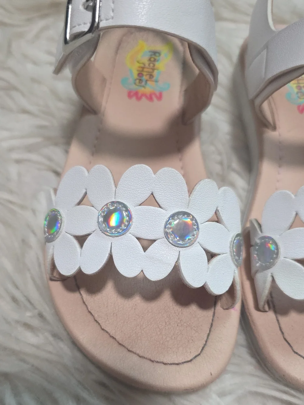 Rachel Shoes Floral Sandals- 11T